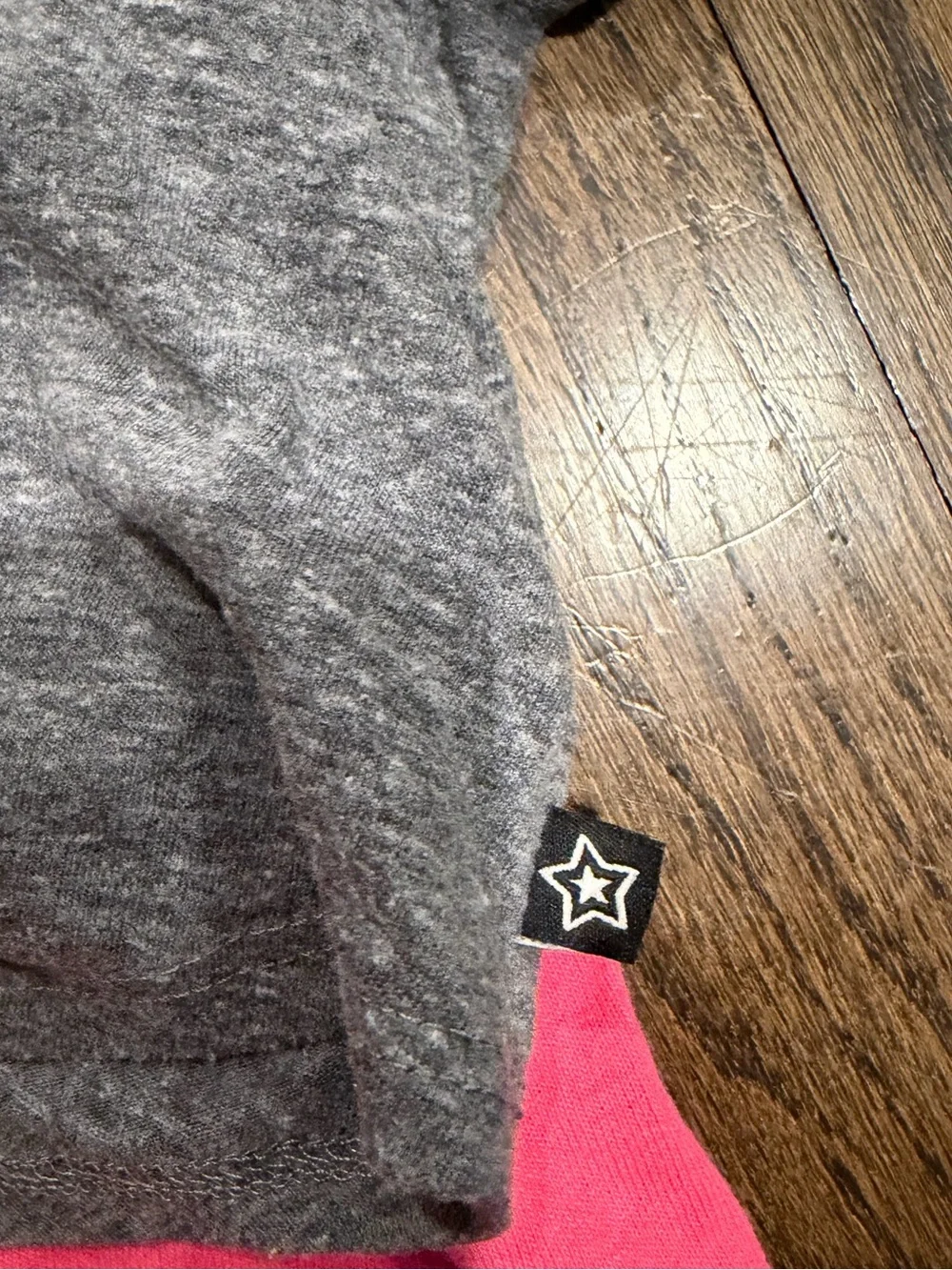 PixieLane Girls' Gray 'Favorite Camper' Tank Top - Pink Heart size 9/10 🩷